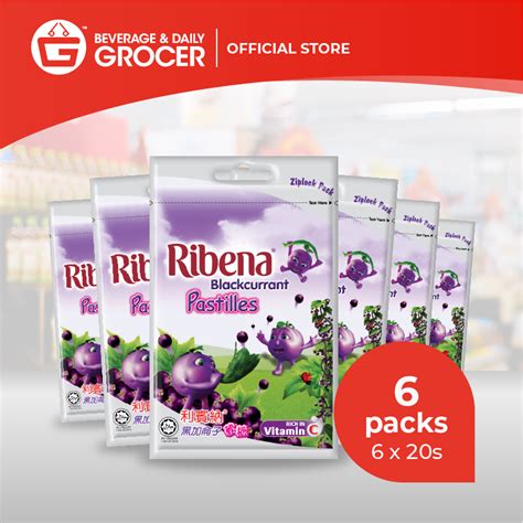 Ribena Ziplock Pastille Regular 6 X 20s 6 Packs Shopee Malaysia