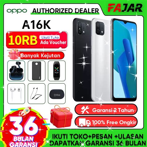 Jual OPPO A16K A16e A16 A17 3 32 4 64 Prosesor MediaTek Helio G35 Layar