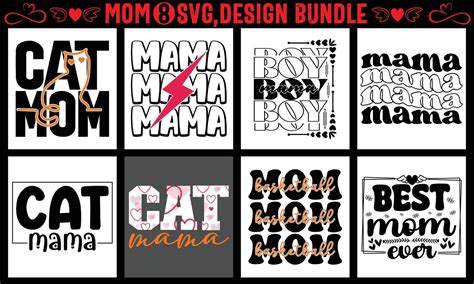 Mom Cut File Bundle Mothers Day Svg Mom Svg Cut File Womens Cut File Quotes Mothers Day Cut