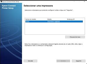 Execute O Verificador De Conexão Da Impressora Epson - Configuração do Epson Connect através do utilitário de configuração e ...