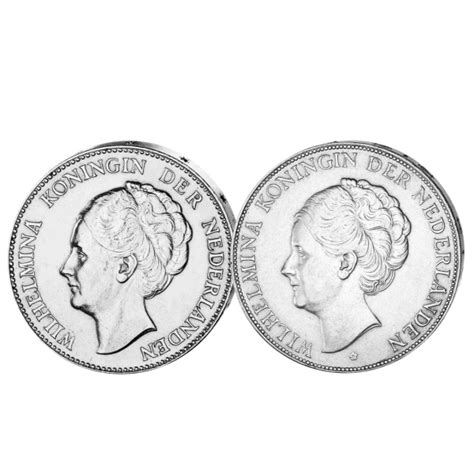 Königreich der Niederlande 1 2 5 Hfl Gulden 1922 1940 Königin