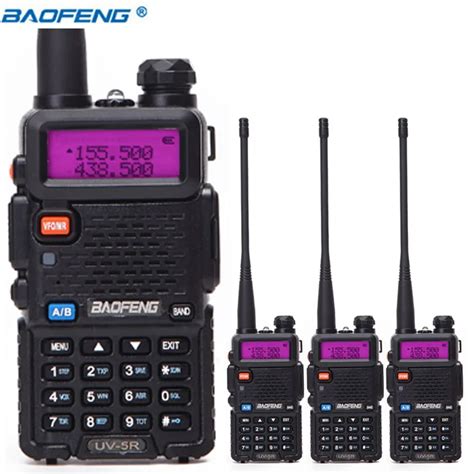 4pcs BaoFeng UV 5R Walkie Talkie VHF UHF 136 174Mhz 400 520Mhz Dual