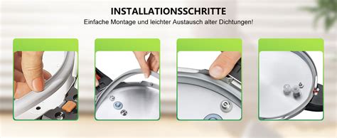 Amazon de 22cm Dichtungsring für Fissler Schnellkochtöpfe der Serien