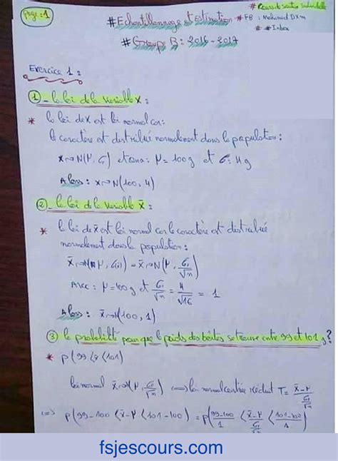 SOLUTION Examen E Chantillonnage Et Estimation S3 Corrige 1 Studypool