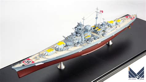 フライホーク 1700 ドイツ戦艦ビスマルク 完成品 Flyhawk Dkm Bismarck 完成品 模型工房m