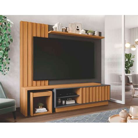 Estante Home Theater Para Sala Cm Tv Mesa De Centro Porta De