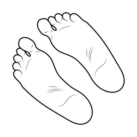 190+ Baby Feet Outline Drawing Stock Illustrations, Royalty-Free Vector ...