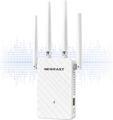 NEWFAST Répéteur WiFi Puissant 300Mbps Amplificateur WiFi Puissant 2