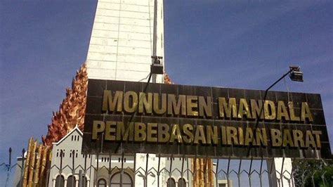 Mengenal Monumen Mandala Simbol Pembebasan Irian Barat Yang Berdiri