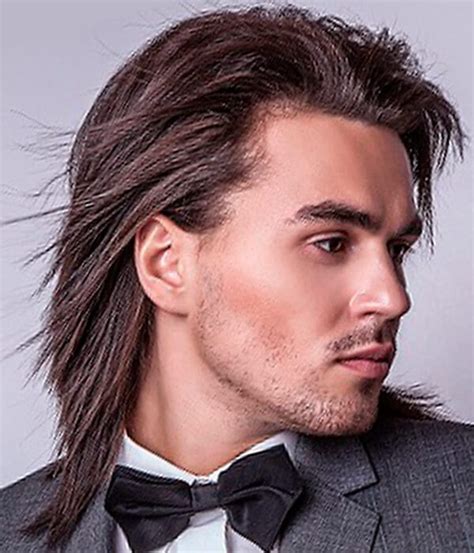 Long Straight Hair Men