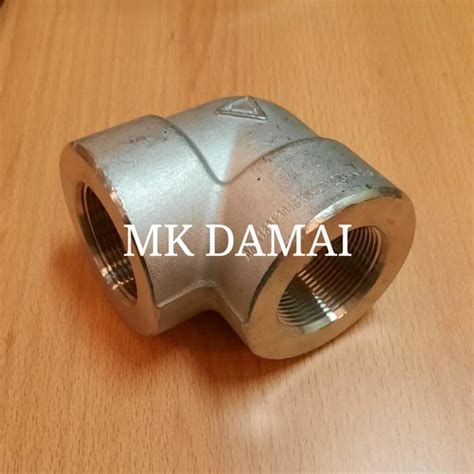 Jual Elbow Ss Class Npt Inch Knee Class Stainless Ss