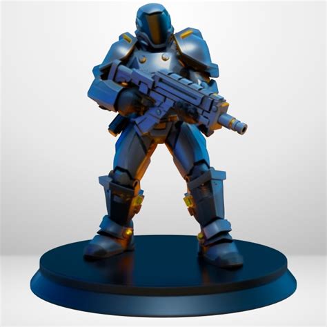 Hot Goblin パワードアーマー兵士ミニチュア ホットゴブリン カスタムヒーローEF