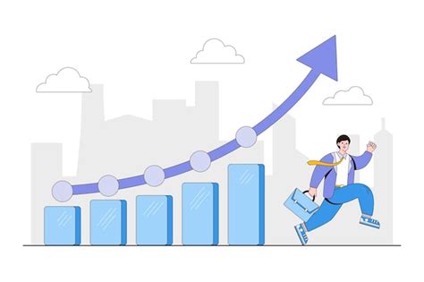 Concepto De Competencia Empresarial Plana Personas Empresario Ejecutar