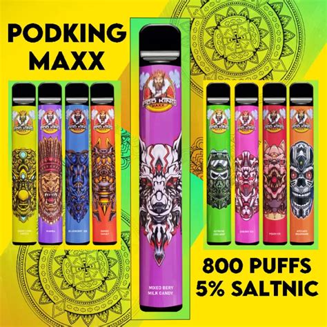 Legit Pod King Maxx Puff Plus Puffs Smoke Vapers Full Set