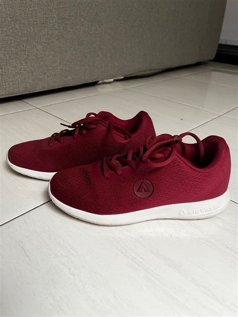 Sepatu Airwalk Maroon Original Fesyen Wanita Sepatu Di Carousell