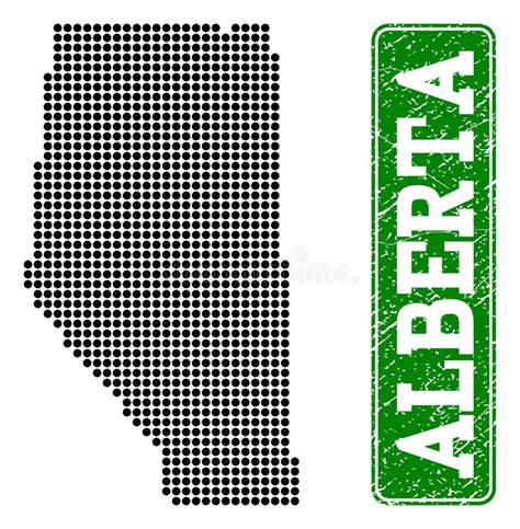 Alberta Province Map Stock Vector Illustration Of Graphical 23910165