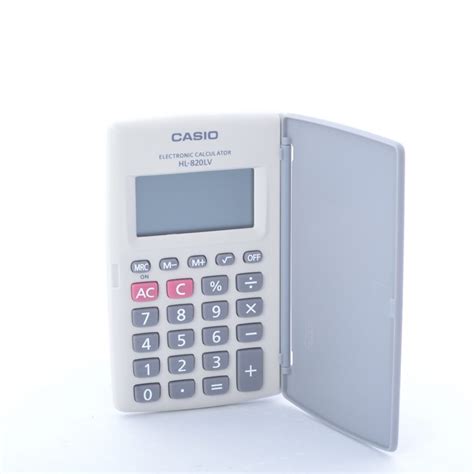 Calculadora De Bolsillo Con Tapa Hl Lv Casio Occidente Papeler A