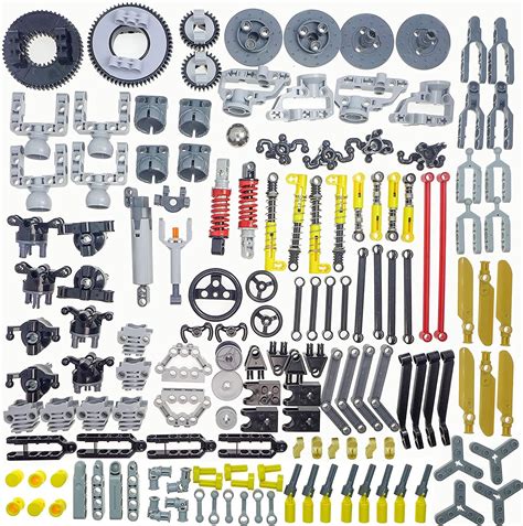 Amazon.com: Habow 150pcs Technic-Parts Axle-Pin-Connector Compatible ...