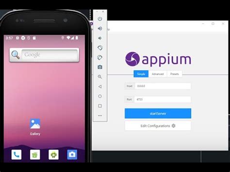 Tutorial Appium Configuración Básica Android Emulator Appium Inspector