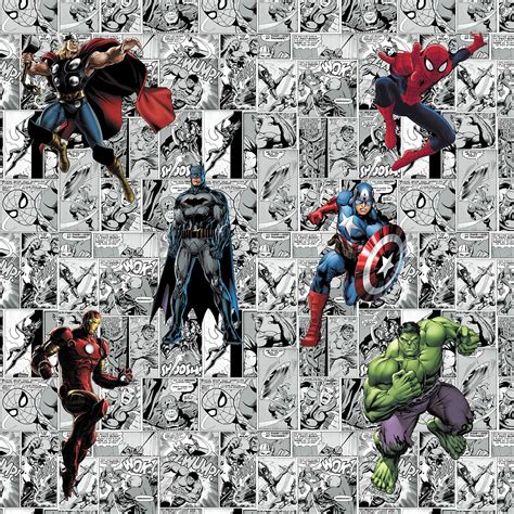 Papel De Parede Super Herois Quadrinhos Marvel Dc M Elo