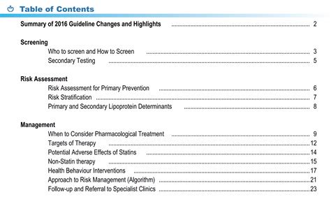 Dyslipidemia Guidelines 2016 Ppt