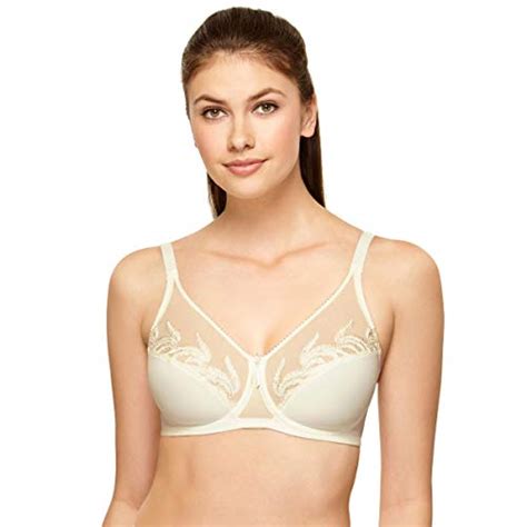 Wacoal Feather Embroidery Underwire Bra Dd Natural Nude Dd