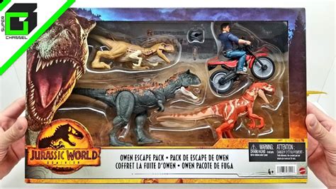 Jurassic World Dominion Owen Escape Pack Unboxing And Review Youtube