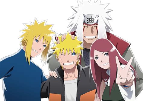 HD wallpaper: Naruto, Jiraiya (Naruto), Kushina Uzumaki, Minato ...