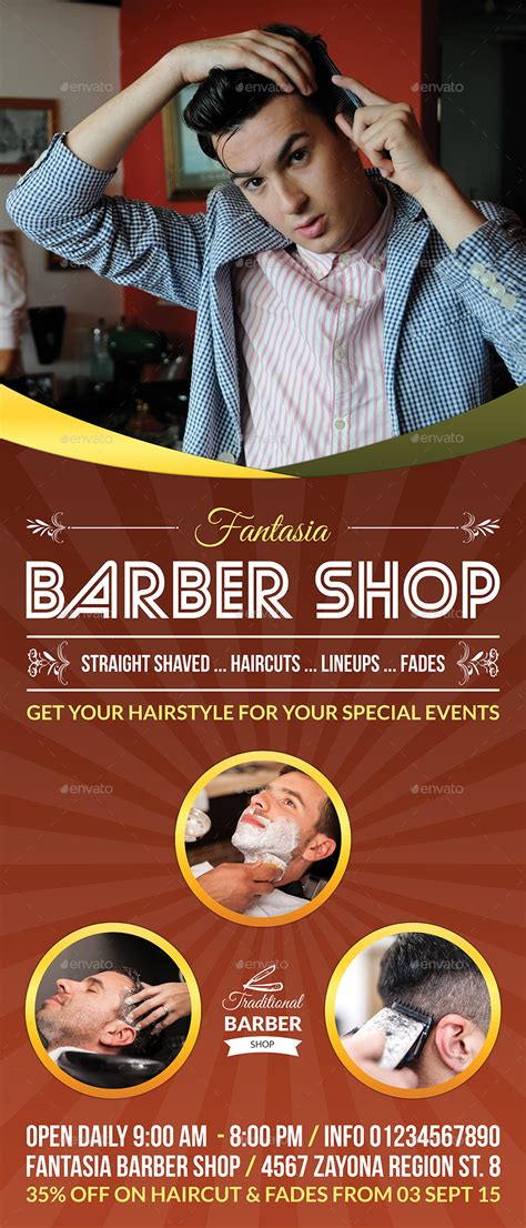 Barber Shop Signage Template, Print Templates | GraphicRiver