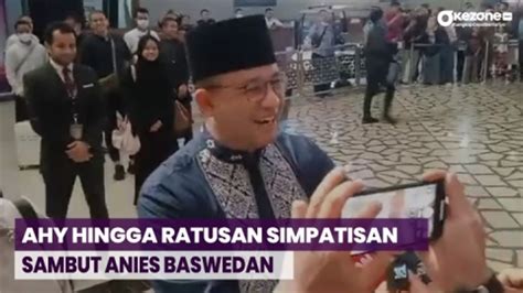 Tiba Di Bandara Soetta Usai Ibadah Haji Anies Baswedan Diserbu