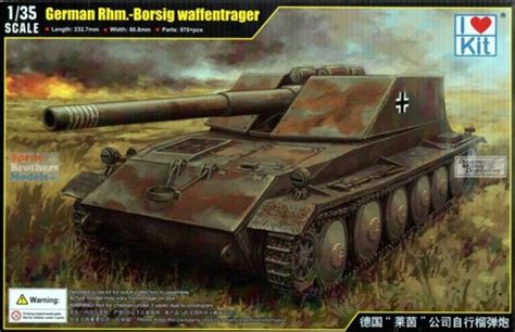 1 35 I Love Kit 63523 German Rhm Borsig Waffentrager Plastic Kit Bol