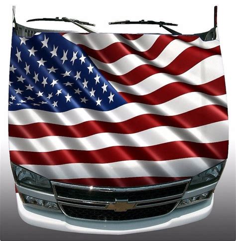 American Flag Hood Wrap Wraps Sticker Vinyl Decal Graphic - Etsy