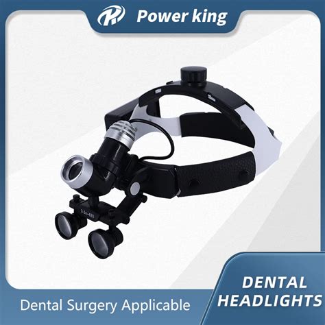 Flexível Binocular LED Head Light Lamp Spotlight Médico Cirúrgico