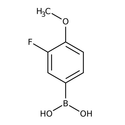 Acide 3 fluoro 4 méthoxyphénylboronique 97 ACROS Organics Fisher