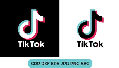 Tiktok Logo Svg Dxf Png Eps Cut Files Artofit