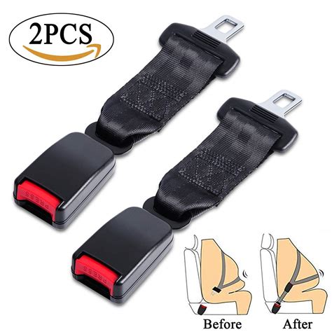 Pcs Universal Car Seat Seatbelt Safety Belt Extender Extension Buckle