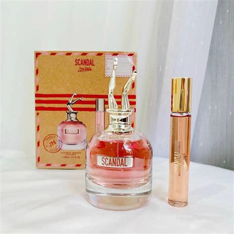 Set Nước Hoa Nữ Jean Paul Gaultier Scandal Edp 80ml Ống Xịt 20ml