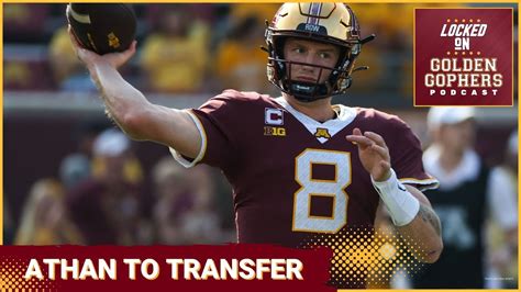 Minnesota Gophers Qb Athan Kaliakmanis To Transfer Who Could Fill The