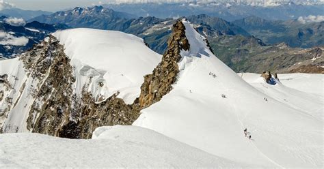 Überschreitung Der Südlichen Monte Rosa Gipfel Vom Giordanispétz Zur