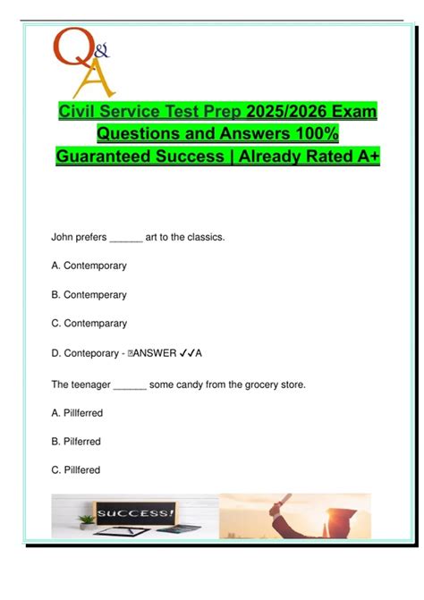 Janitor Civil Service Test Study Guide 2