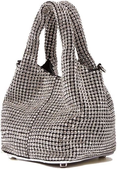 Allsolvable Mini Bolsa De Diamantes De Imitaci N Para Mujer Bolso De