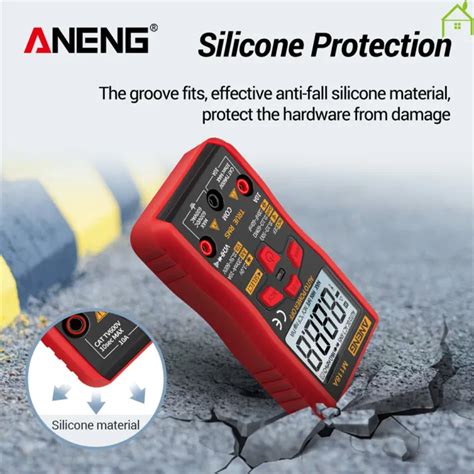 ANENG M118A เครื่องวัดแรงดันไฟสำหรับบ้าน มัลติมิเตอร์แบบดิจิตอล ...