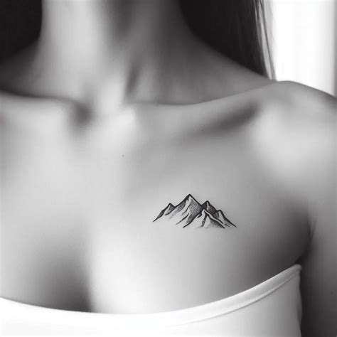 Small Mountain Tattoo Elevate Your Style With Subtle Symbolism Your