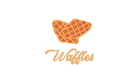 Waffle Dessert Sweet Food Bakery Logo 13536602 Vector Art At Vecteezy