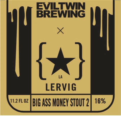 BIG ASS MONEY STOUT LERVIG BREWERY STAVANGER NORWAY