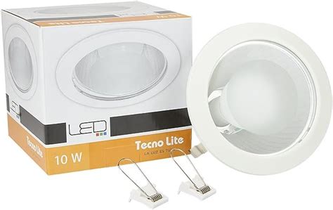 Lámpara Empotrado LED color Blanco Tecnolite YDLED 15 10W 65B Amazon