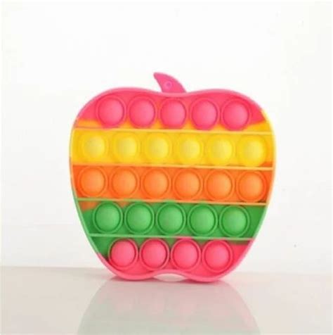 Rubber Apple POPit Fidget Toy with Night Glow Effect at Rs 45.72/piece ...