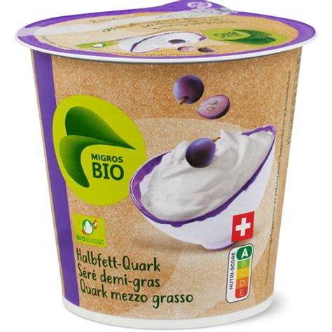 Migros Bio Halbfettquark Migros