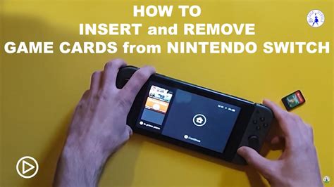 How To Properly Insert And Remove Game Cards From Nintendo Switch Youtube