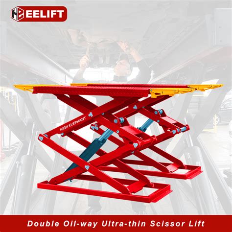 Scissor Hydraulic Garage Car Lift/ Underground Auto Lifter/Scissor ...